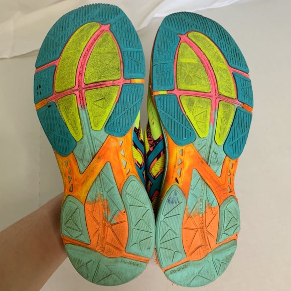 Asics Neon Gel Noosa Running Shoes Size 9 - Picture 7 of 11